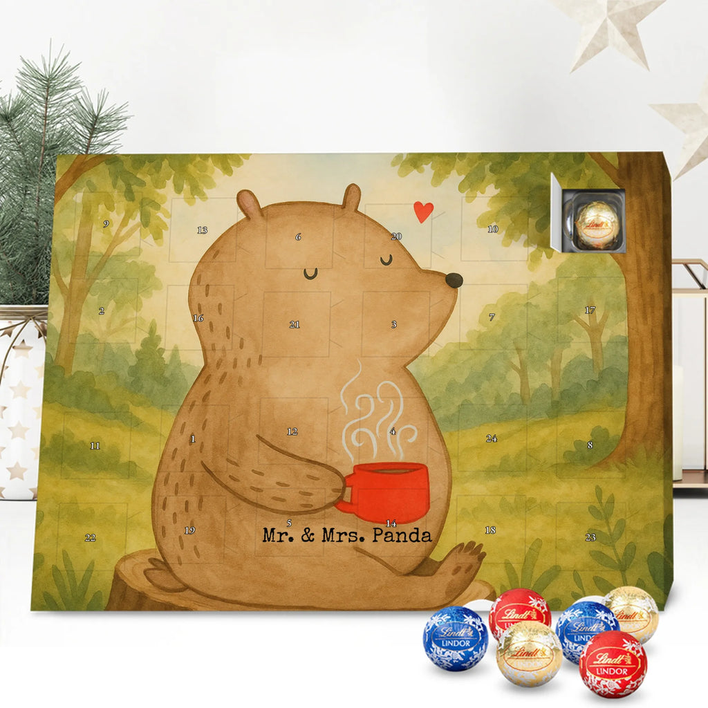 Chocolate advent calendar bear Coffee Design teddy bear, cuddly toy, conquer the world, morning routine, bears, save the world, good morning