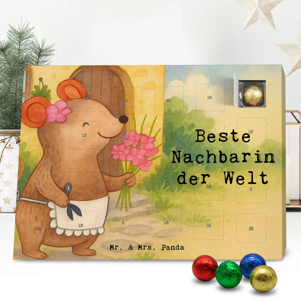 Chocolate advent calendar Mouse Best neighbor in the world Design thank you, birthday, gift idea, birthday present, gift tip, make you happy, giving, for, gift, resident, Neighbor, neighbors, friend, neighborhood, friendship