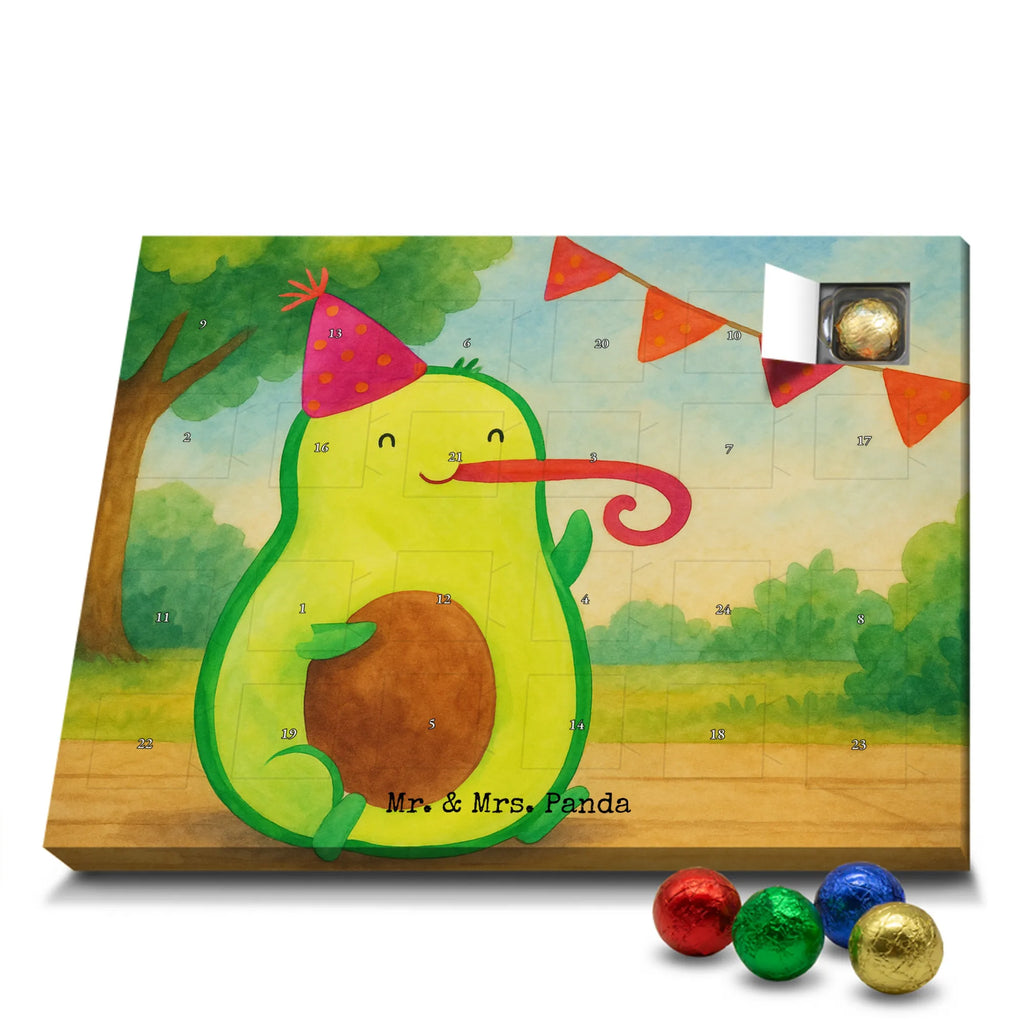 Chocolate advent calendar avocado Birthday Design vegetables