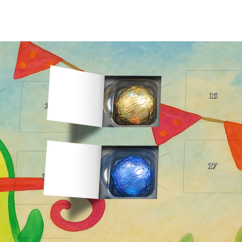 Chocolate advent calendar avocado Birthday Design vegetables