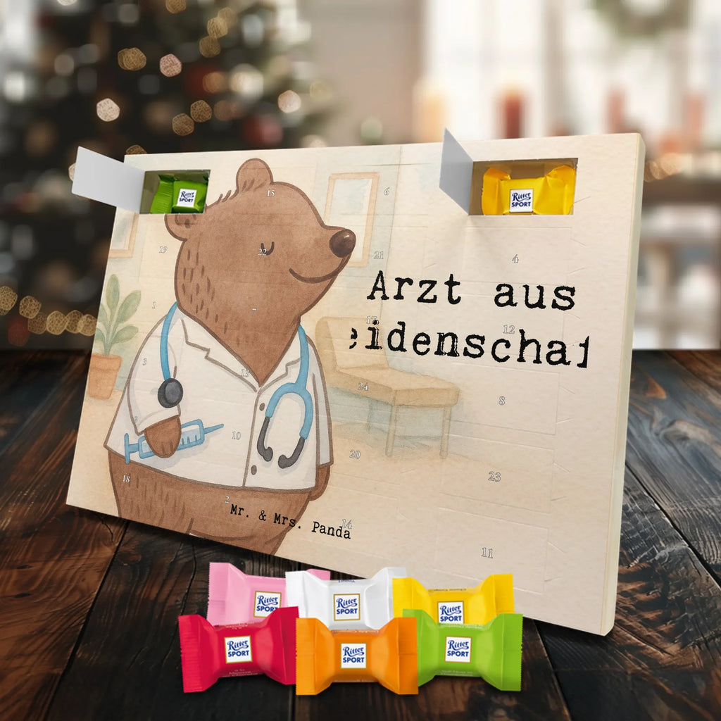 Chocolate advent calendar Doctor Passion Design gift, promotion, anniversary, retirement, sayings, job start, gift idea, best, farewell gift, profession, passing exam