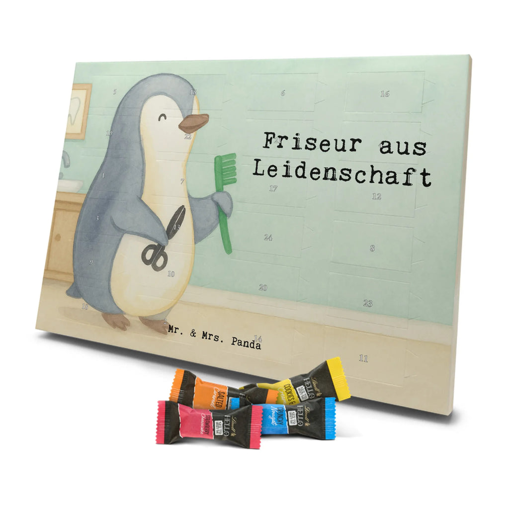 Chocolate advent calendar Hairdresser Passion Design gift, promotion, anniversary, retirement, sayings, job start, gift idea, best, farewell gift, profession, passing exam