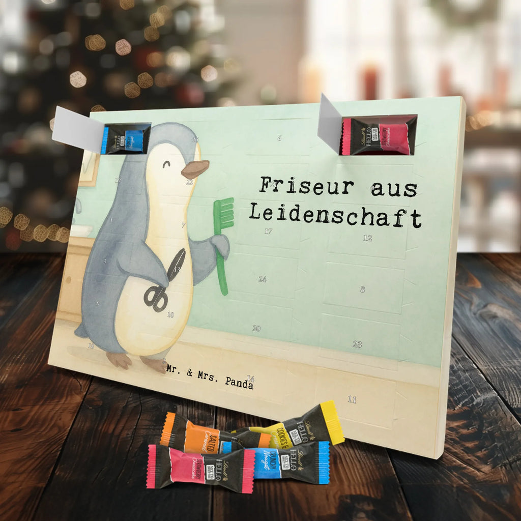 Chocolate advent calendar Hairdresser Passion Design gift, promotion, anniversary, retirement, sayings, job start, gift idea, best, farewell gift, profession, passing exam