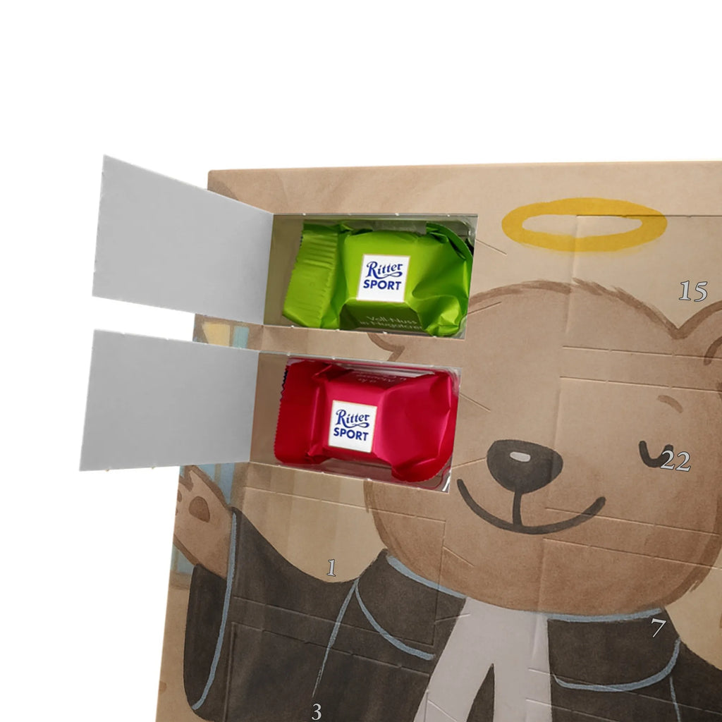 Chocolate advent calendar Pastor Passion Design gift, promotion, anniversary, retirement, sayings, job start, gift idea, best, farewell gift, profession, passing exam