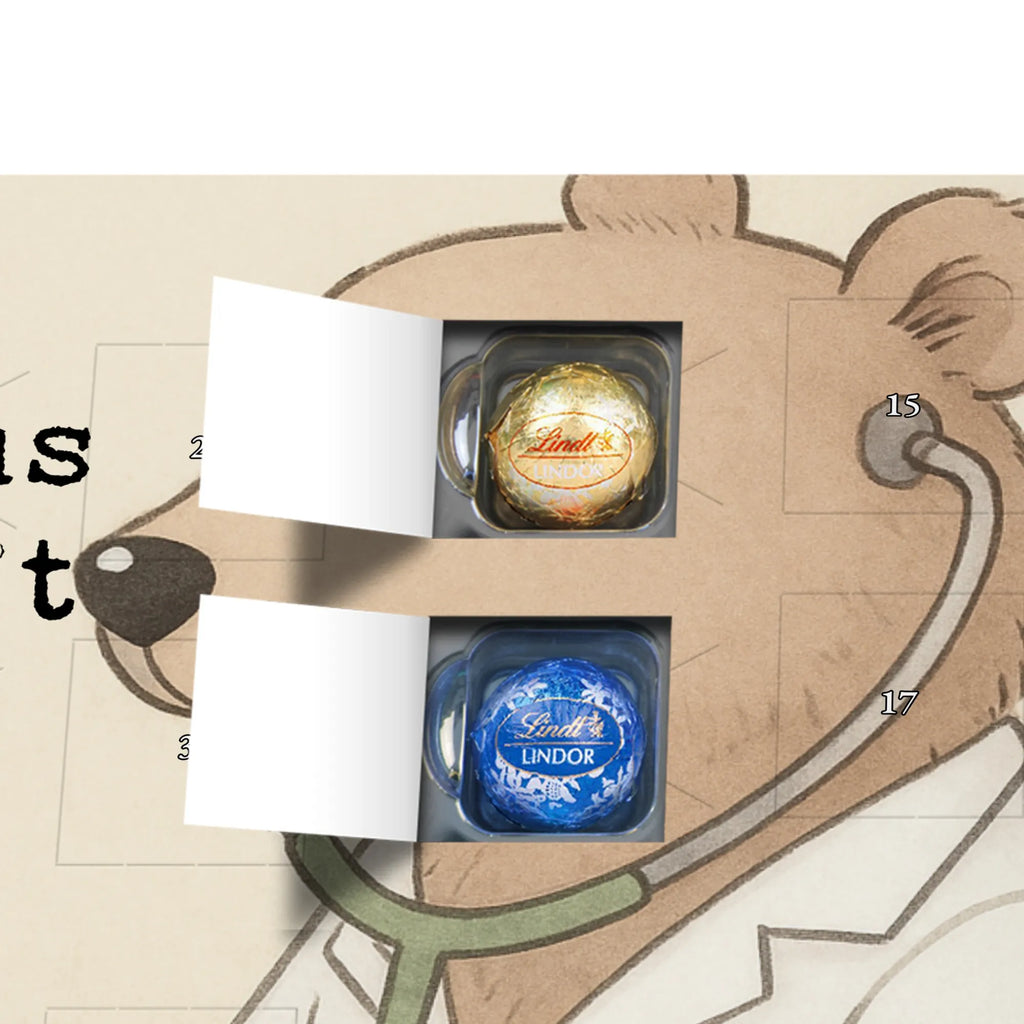 Chocolate advent calendar Veterinarian Passion Design gift, promotion, anniversary, retirement, sayings, job start, gift idea, best, farewell gift, profession, passing exam