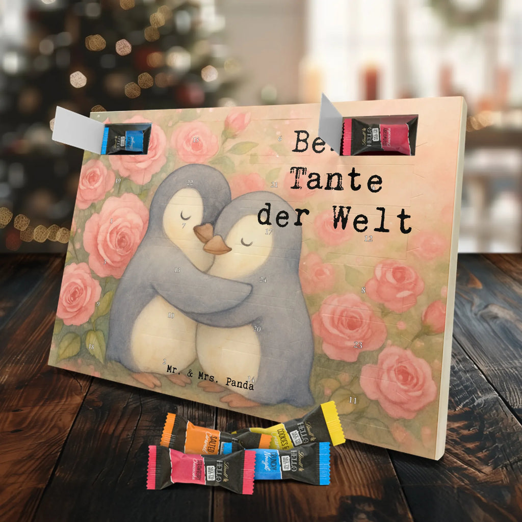 Chocolate advent calendar penguin best aunt in the world Design thank you, birthday, gift idea, birthday present, gift tip, make you happy, giving, for, gift, godmother, Aunt, nephew, godfather aunt, little thing, favorite aunt, niece, baptism, christening partner