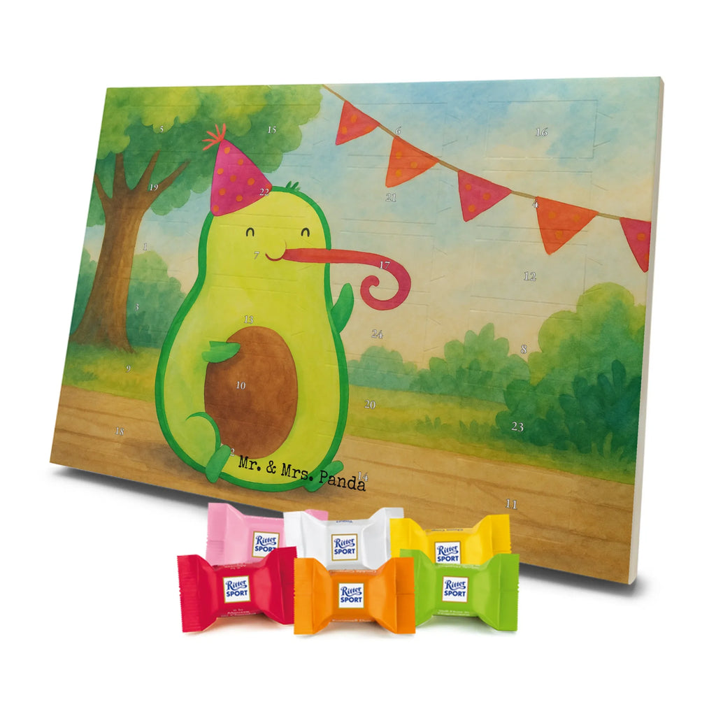 Chocolate advent calendar avocado Birthday Design vegetables