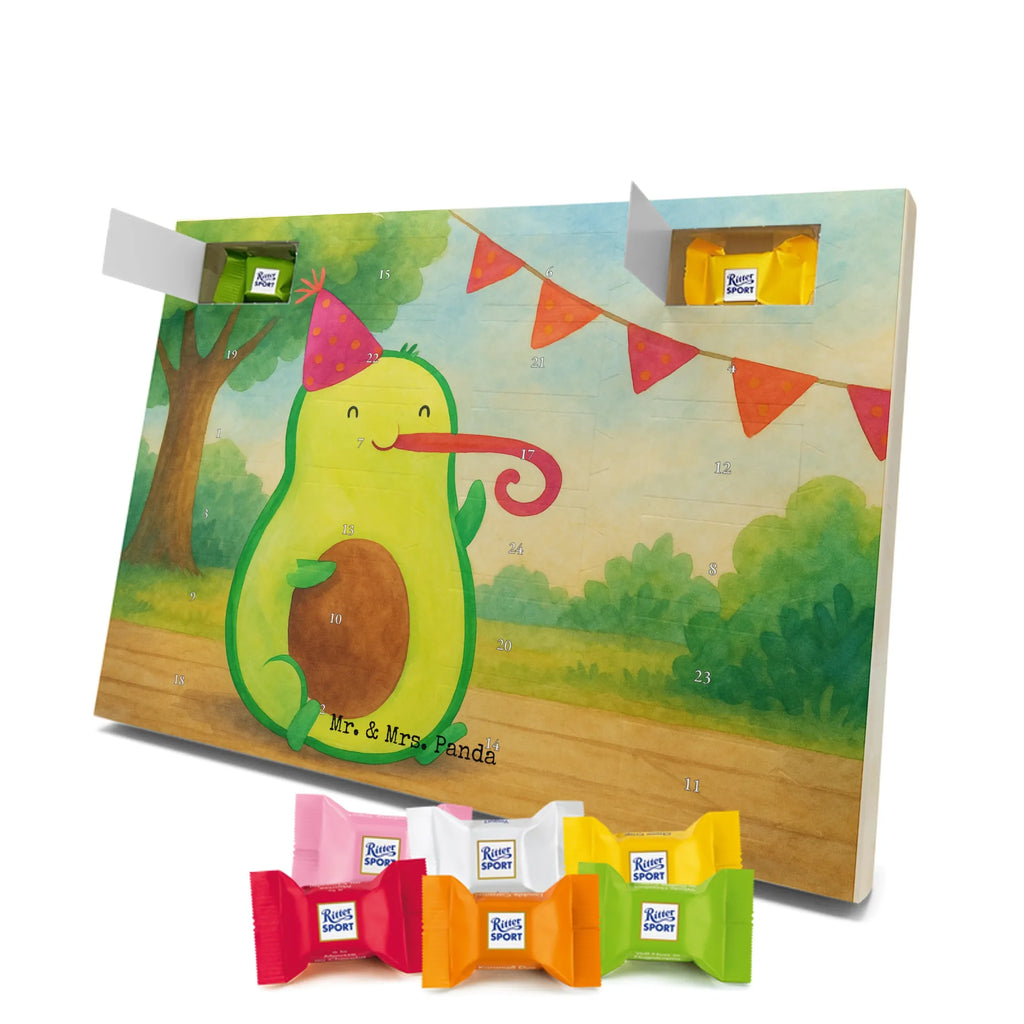 Chocolate advent calendar avocado Birthday Design vegetables