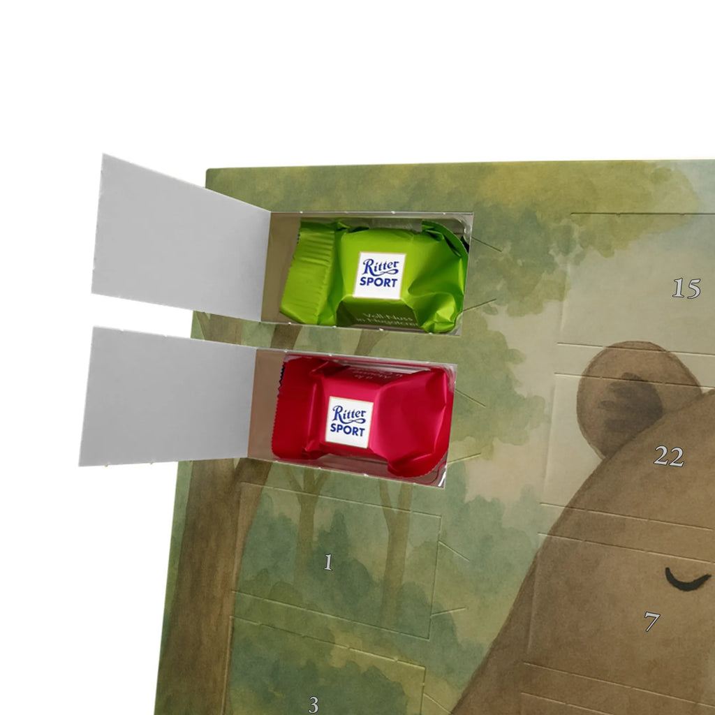Chocolate advent calendar bear Feeling Design teddy bear, cuddly toy, Madness