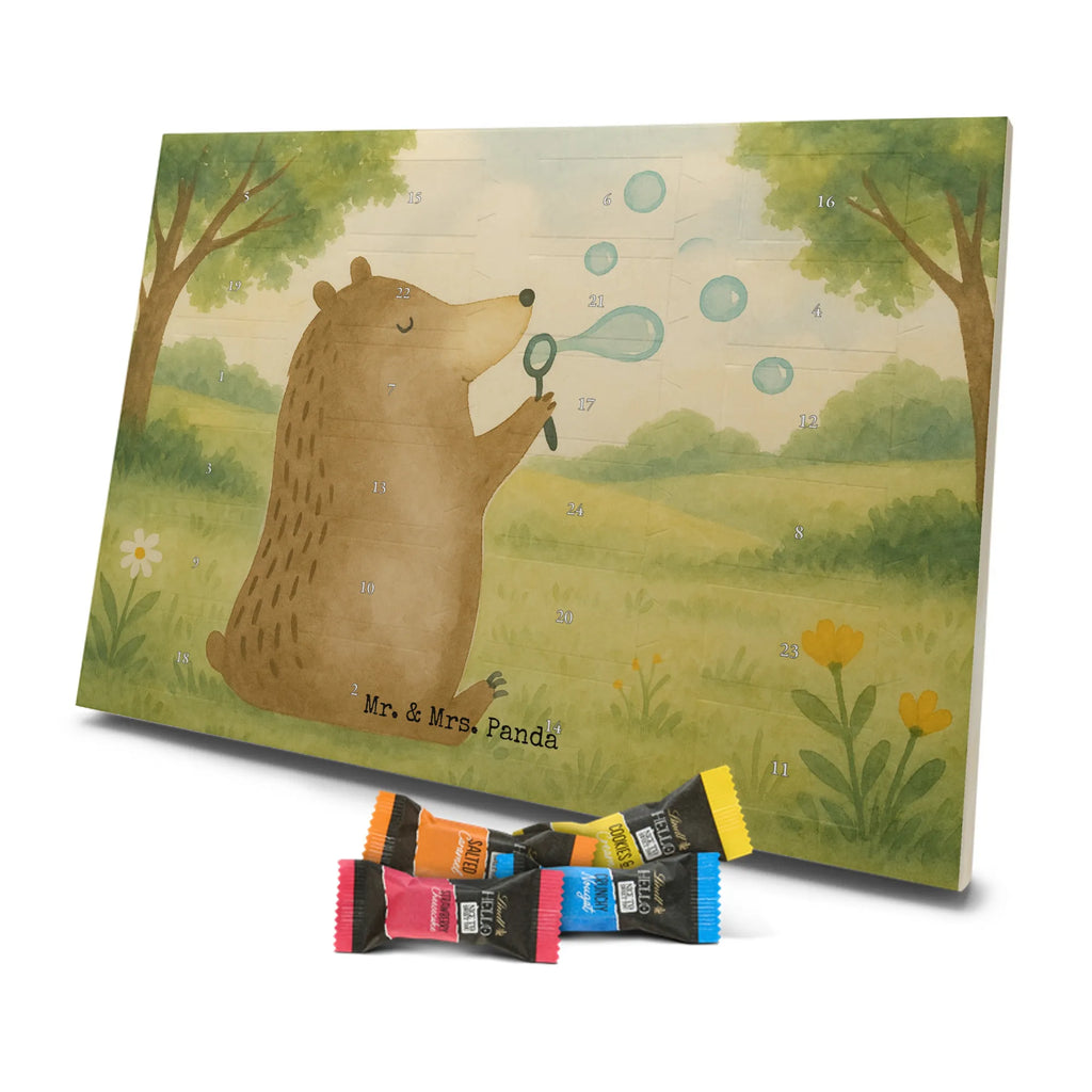 Chocolate advent calendar bear soap bubbles Design teddy bear, cuddly toy, Soap Bubbles Bear Funny Being Happy Sad Happy
