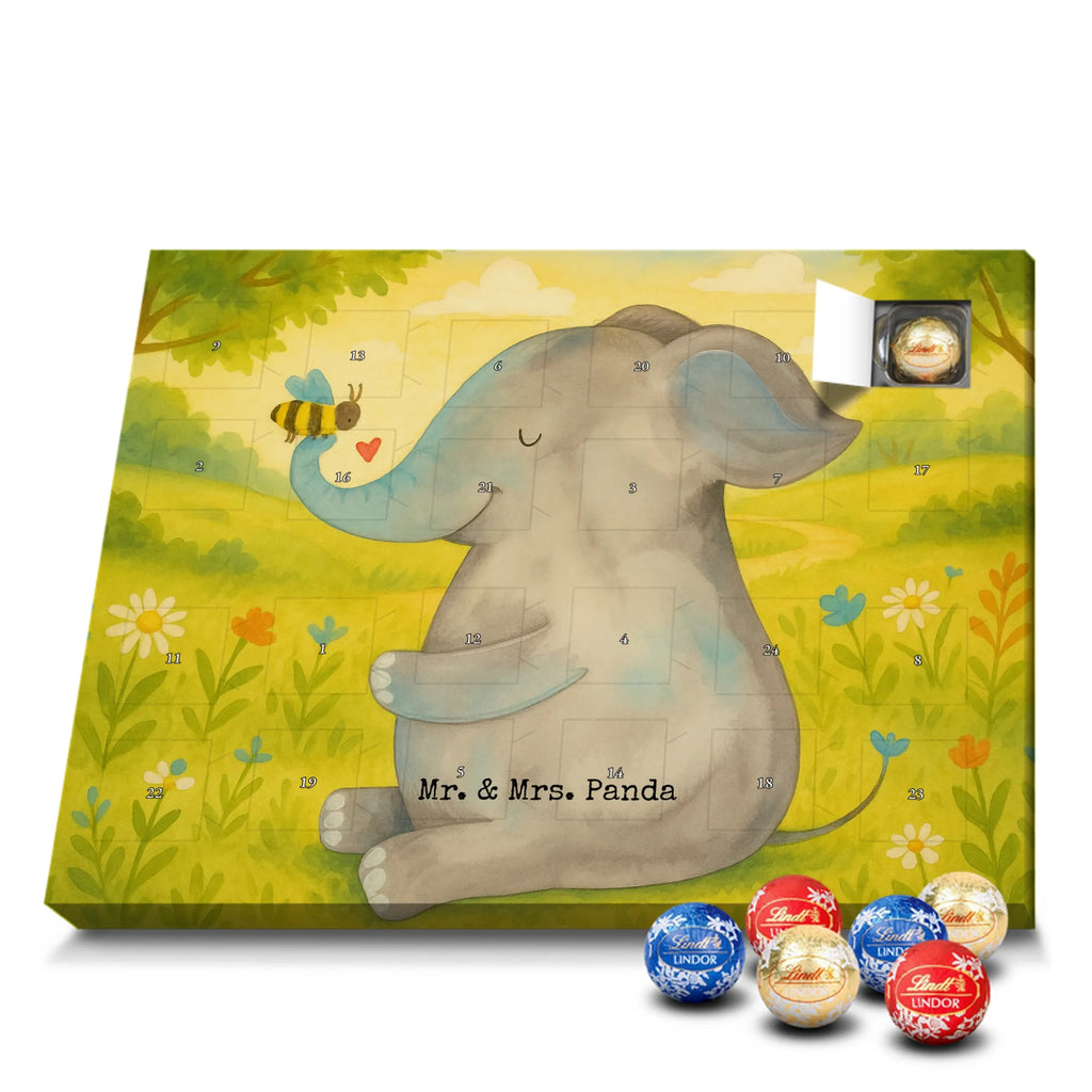 Chocolate advent calendar elephant bee Design card, gift ideas, gifts, small animals, cute, cute animal motives, hand drawn, funny sayings, good mood, special gifts, animal lover, anniversary, wedding gift, proof of love, marriage proposal, love saying, elephant, love gift