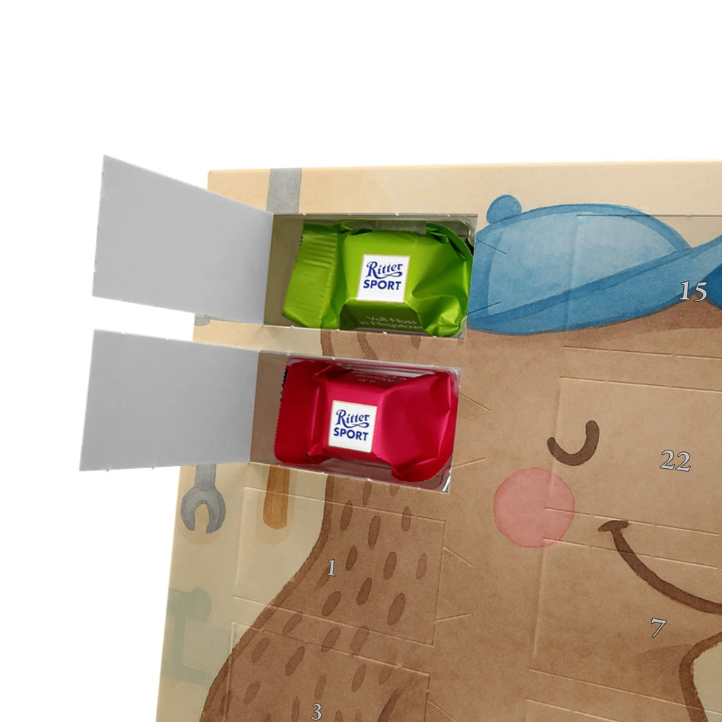 Chocolate advent calendar Plumber Passion Design gift, promotion, anniversary, retirement, sayings, job start, gift idea, best, farewell gift, profession, passing exam