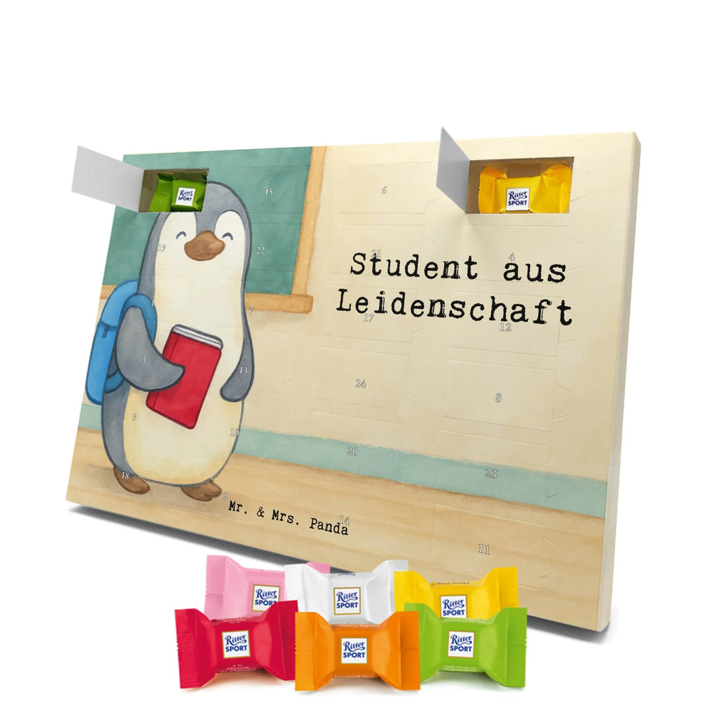 Chocolate advent calendar Student Passion Design gift, promotion, anniversary, retirement, sayings, job start, gift idea, best, farewell gift, profession, passing exam