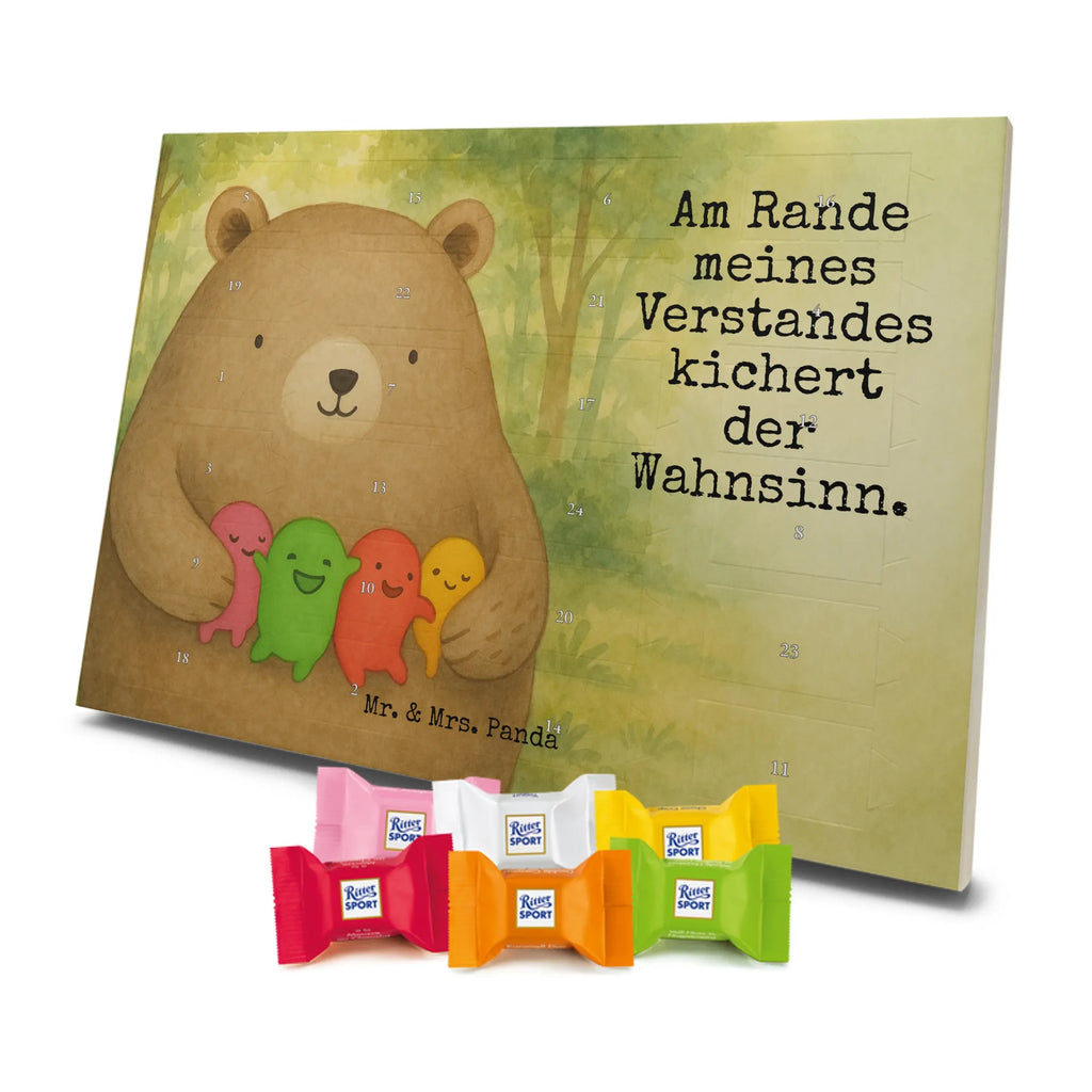 Chocolate advent calendar bear Feeling Design teddy bear, cuddly toy, Madness