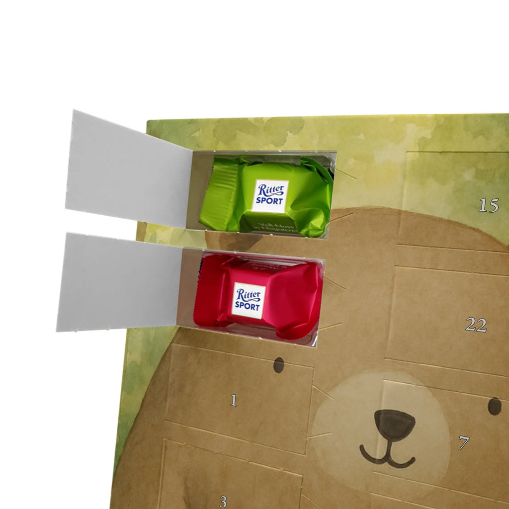 Chocolate advent calendar bear Feeling Design teddy bear, cuddly toy, Madness