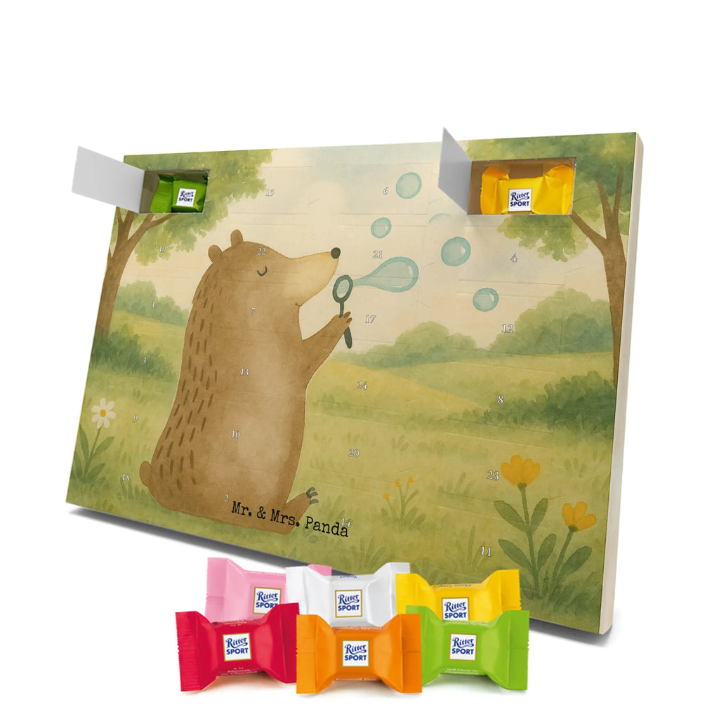 Chocolate advent calendar bear soap bubbles Design teddy bear, cuddly toy, Soap Bubbles Bear Funny Being Happy Sad Happy