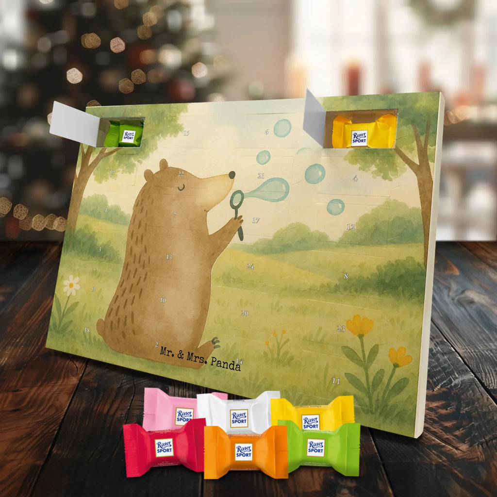Chocolate advent calendar bear soap bubbles Design teddy bear, cuddly toy, Soap Bubbles Bear Funny Being Happy Sad Happy