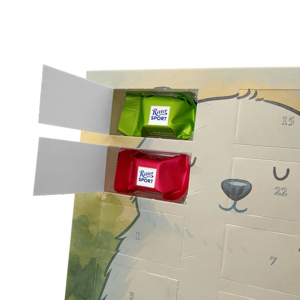 Chocolate advent calendar Icebear Lazy Design teddy bear, cuddly toy, office job, lazy, North Pole, work, relaxing, workplace, Polar bear