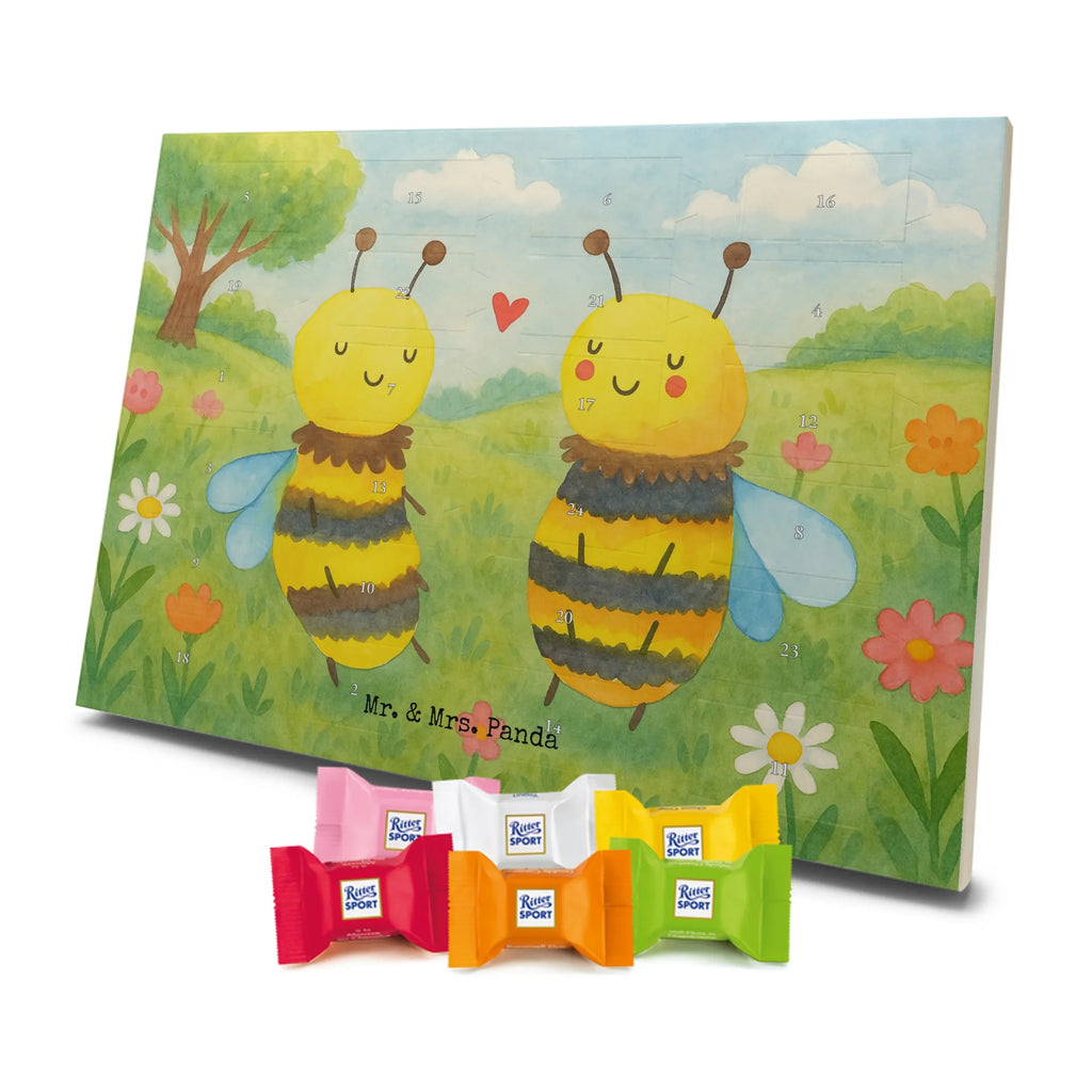 Chocolate advent calendar bee In love Design wasp, bumblebee