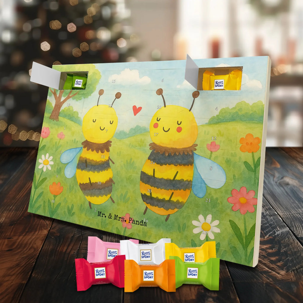 Chocolate advent calendar bee In love Design wasp, bumblebee