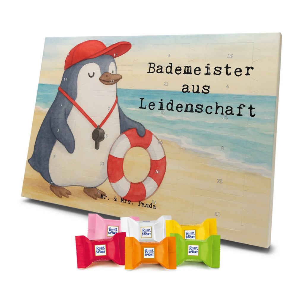 Chocolate advent calendar Lifeguard Passion Design gift, promotion, anniversary, retirement, sayings, job start, gift idea, best, farewell gift, profession, passing exam