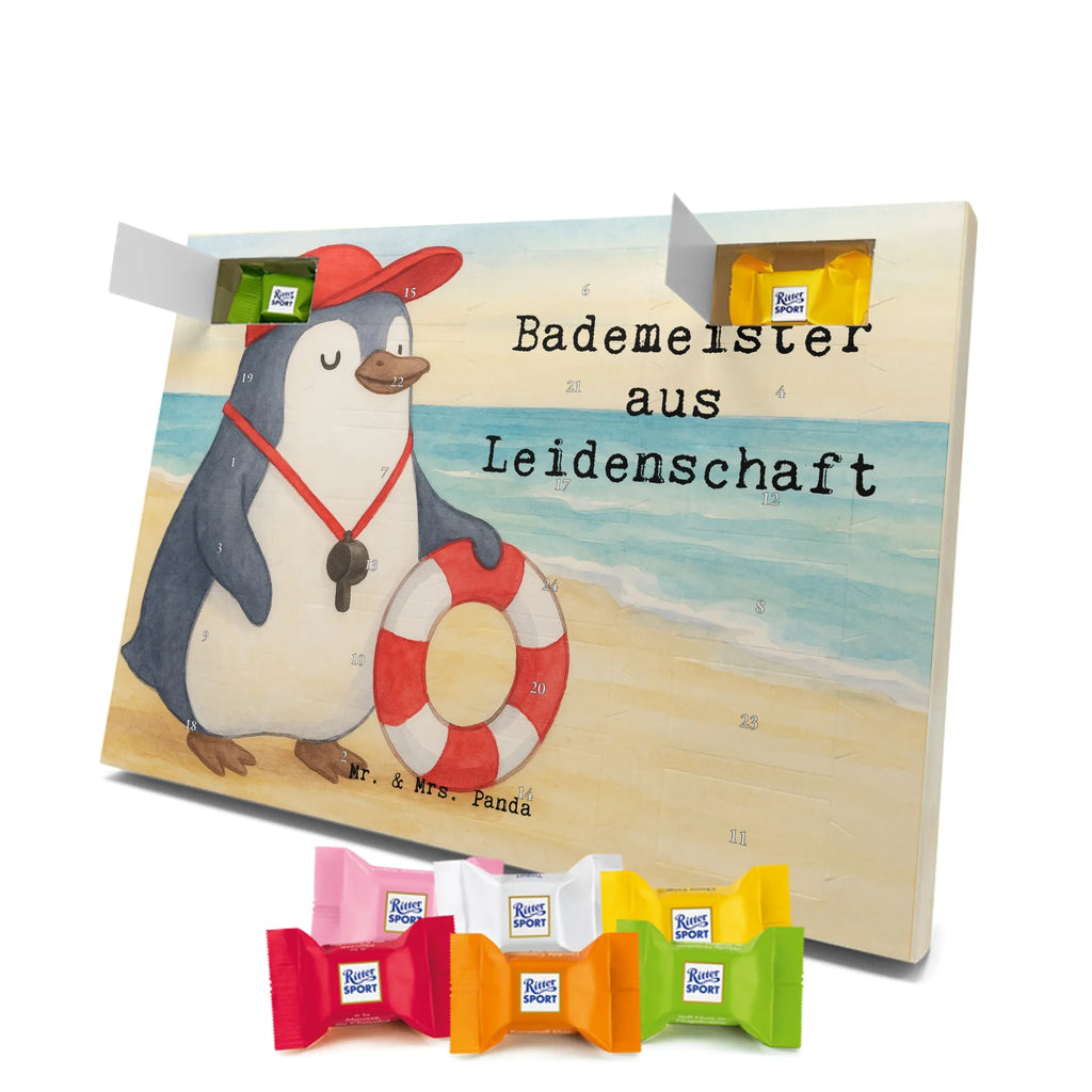 Chocolate advent calendar Lifeguard Passion Design gift, promotion, anniversary, retirement, sayings, job start, gift idea, best, farewell gift, profession, passing exam