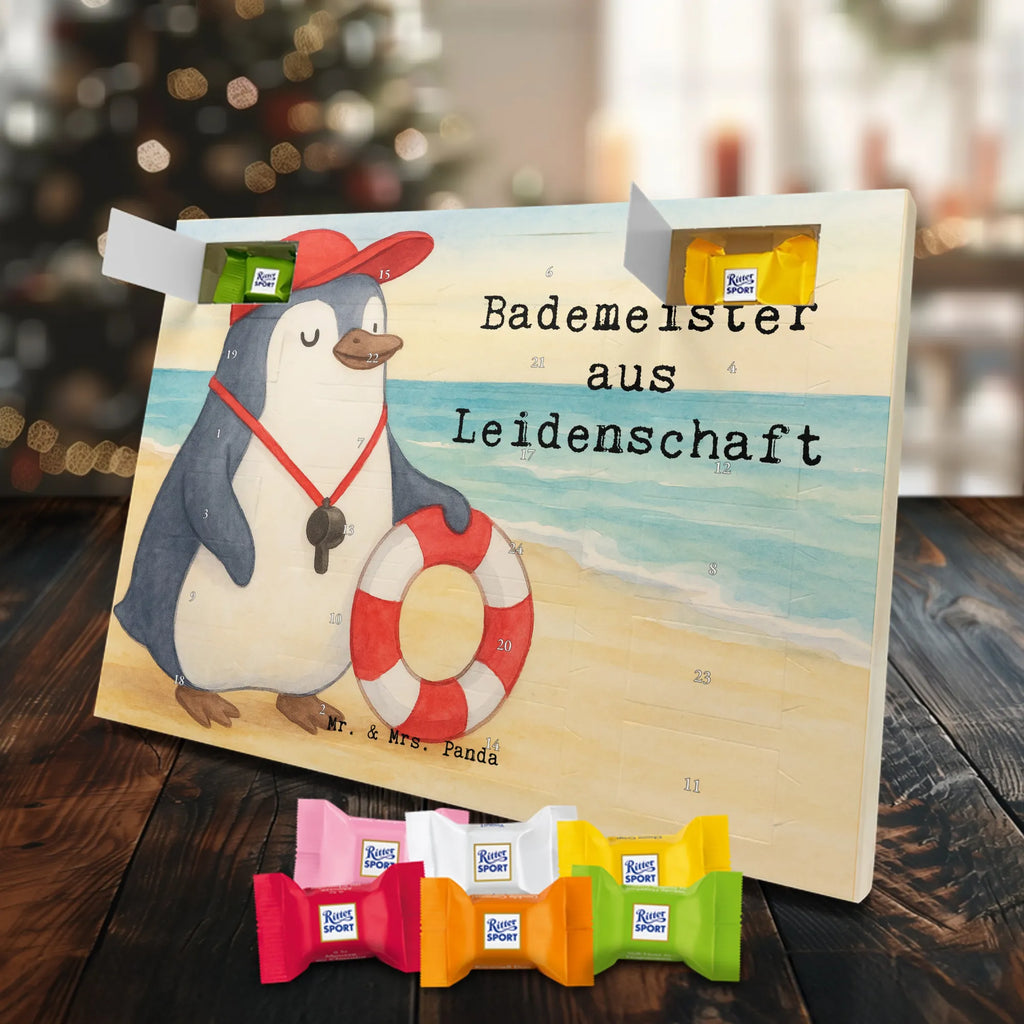 Chocolate advent calendar Lifeguard Passion Design gift, promotion, anniversary, retirement, sayings, job start, gift idea, best, farewell gift, profession, passing exam
