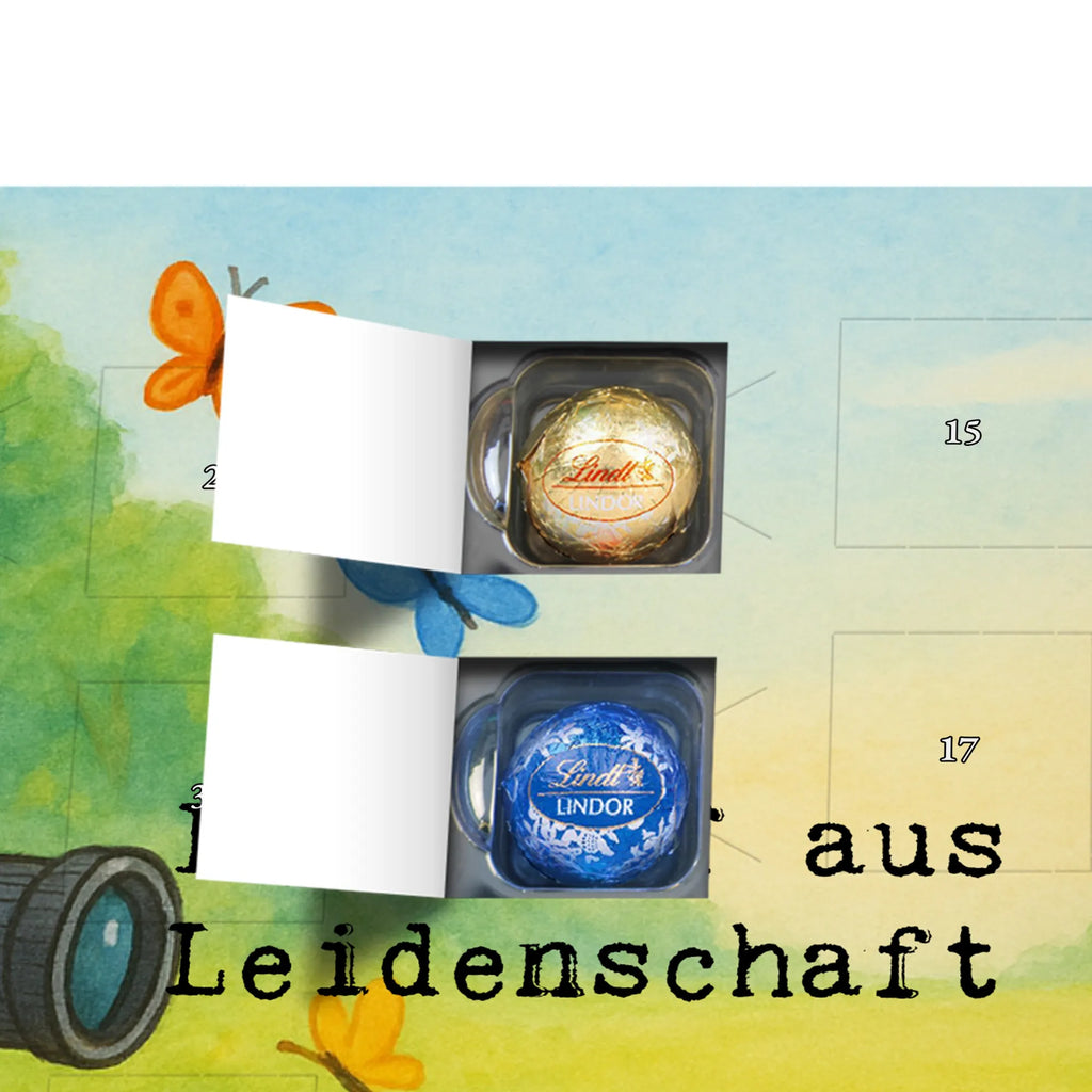 Chocolate advent calendar photographer passion Design gift, promotion, anniversary, retirement, sayings, job start, gift idea, best, farewell gift, profession, passing exam