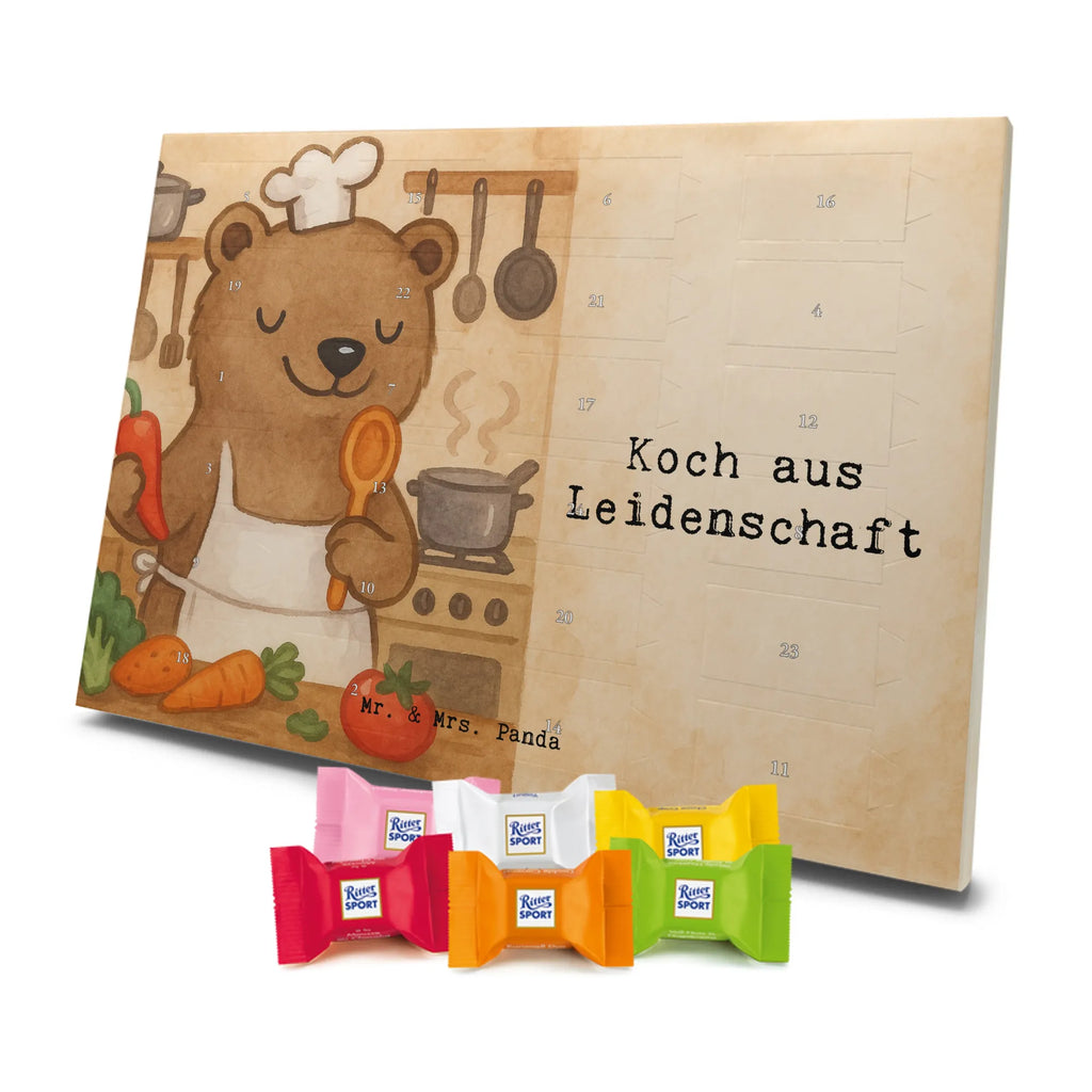 Chocolate advent calendar Cook Passion Design gift, promotion, anniversary, retirement, sayings, job start, gift idea, best, farewell gift, profession, passing exam