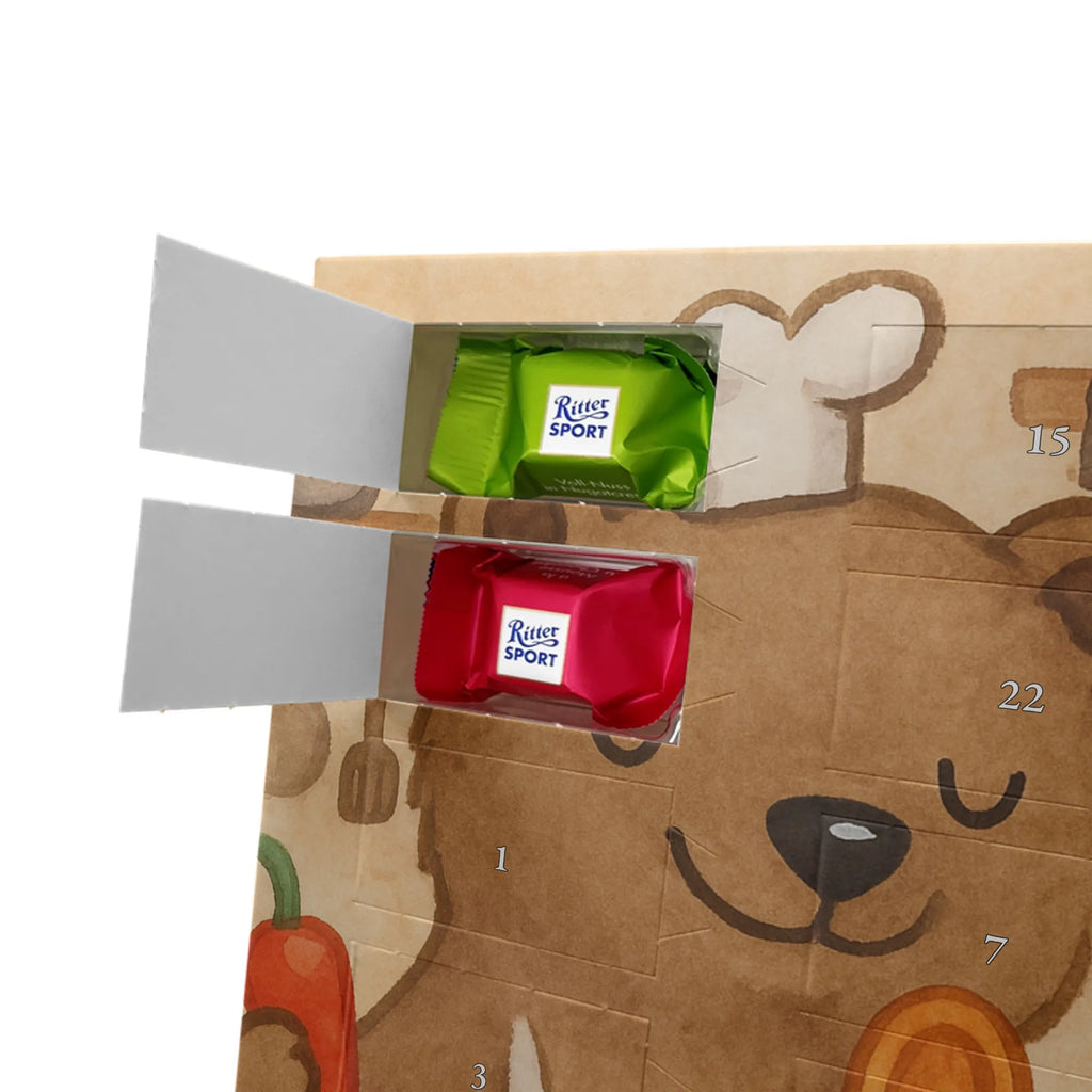 Chocolate advent calendar Cook Passion Design gift, promotion, anniversary, retirement, sayings, job start, gift idea, best, farewell gift, profession, passing exam