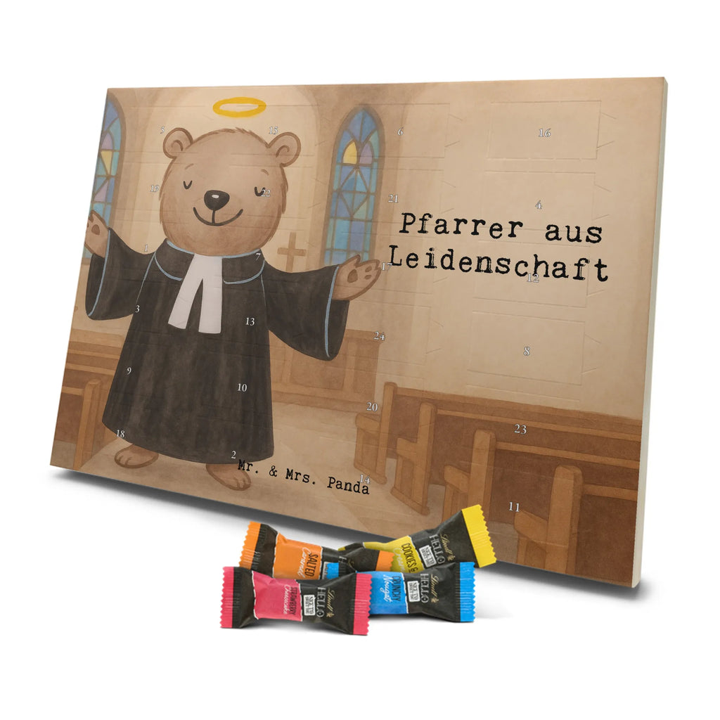 Chocolate advent calendar Pastor Passion Design gift, promotion, anniversary, retirement, sayings, job start, gift idea, best, farewell gift, profession, passing exam