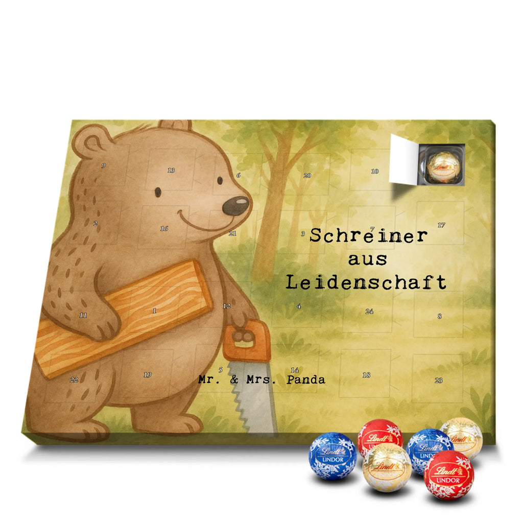 Chocolate advent calendar Carpenter Passion Design gift, promotion, anniversary, retirement, sayings, job start, gift idea, best, farewell gift, profession, passing exam