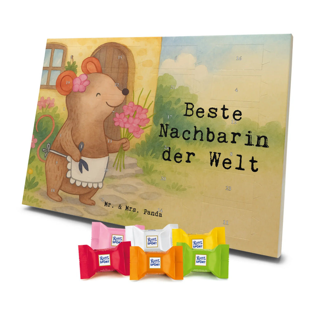 Chocolate advent calendar Mouse Best neighbor in the world Design thank you, birthday, gift idea, birthday present, gift tip, make you happy, giving, for, gift, resident, Neighbor, neighbors, friend, neighborhood, friendship