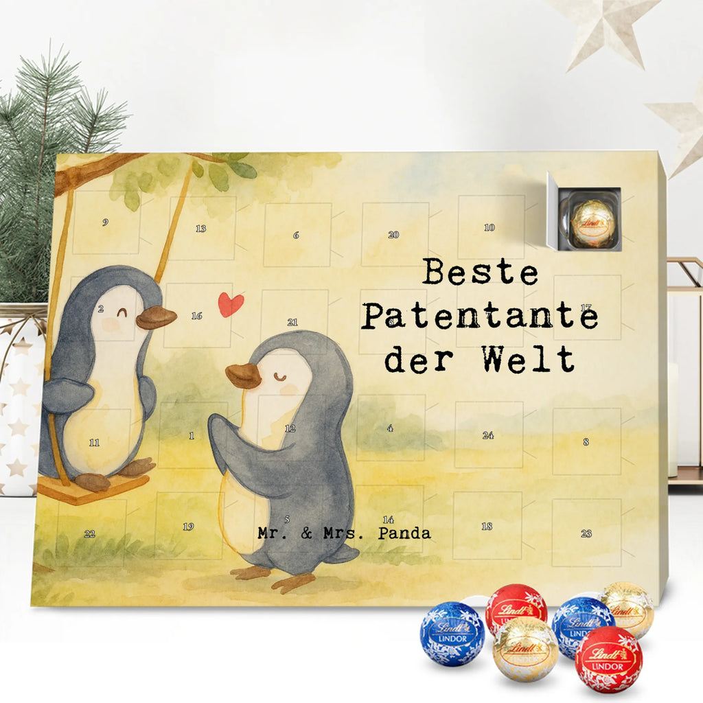 Chocolate advent calendar penguin Best godmother in the world Design thank you, birthday, gift idea, birthday present, gift tip, make you happy, giving, for, gift, niece, nephew, godfather aunt, Godmother, baptism, little thing, favorite aunt, christening partner