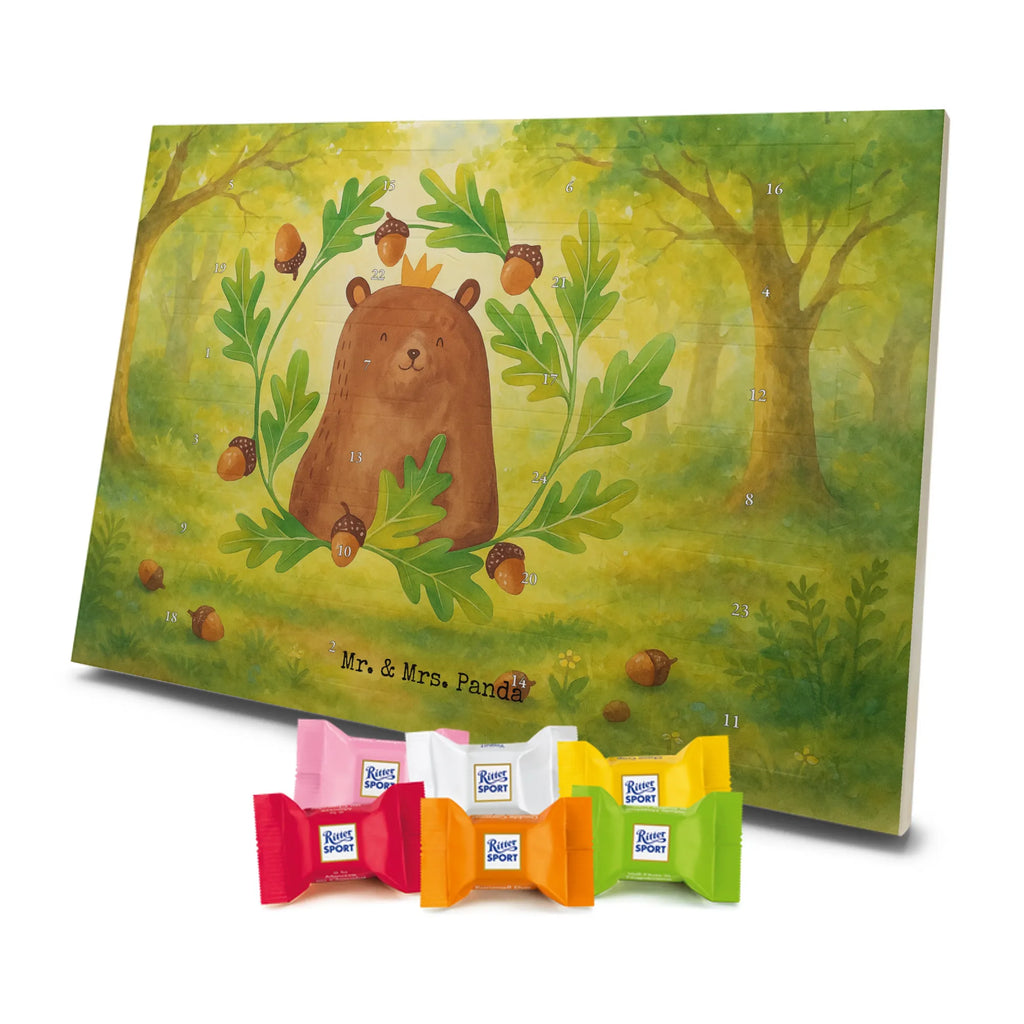 Chocolate advent calendar bear king Design teddy bear, cuddly toy, Father, best daddy, Father's Day, Daddy Bear, world best daddy