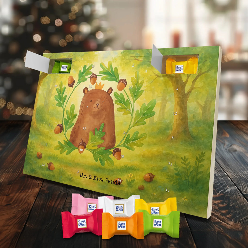 Chocolate advent calendar bear king Design teddy bear, cuddly toy, Father, best daddy, Father's Day, Daddy Bear, world best daddy