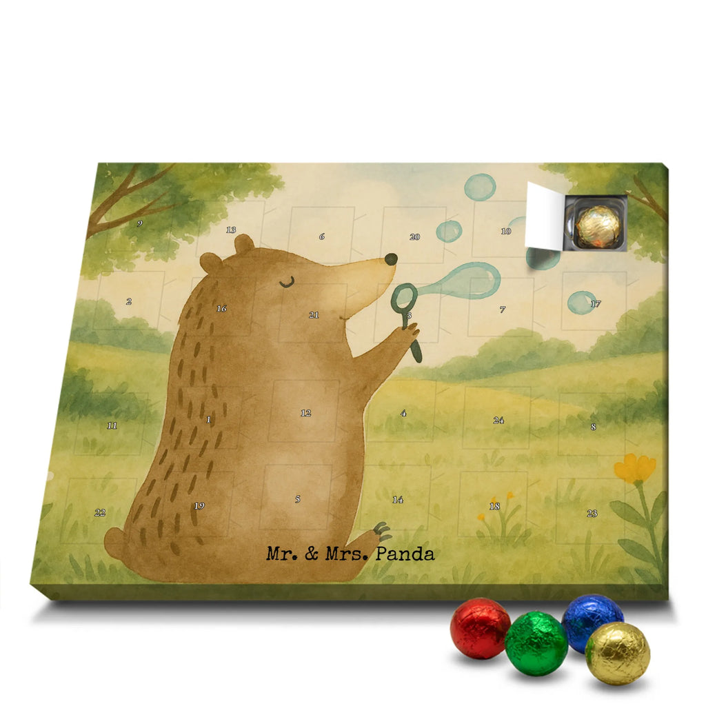 Chocolate advent calendar bear soap bubbles Design teddy bear, cuddly toy, Soap Bubbles Bear Funny Being Happy Sad Happy