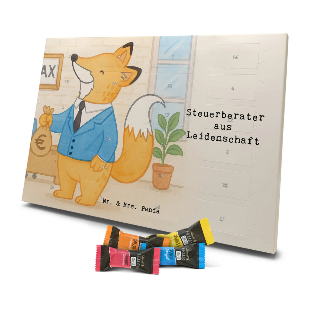 Chocolate advent calendar Tax Advisor passion Design gift, promotion, anniversary, retirement, sayings, job start, gift idea, best, farewell gift, profession, passing exam