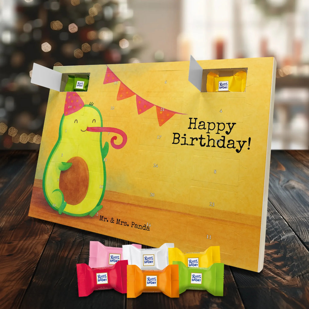 Chocolate advent calendar avocado Birthday Design vegetables