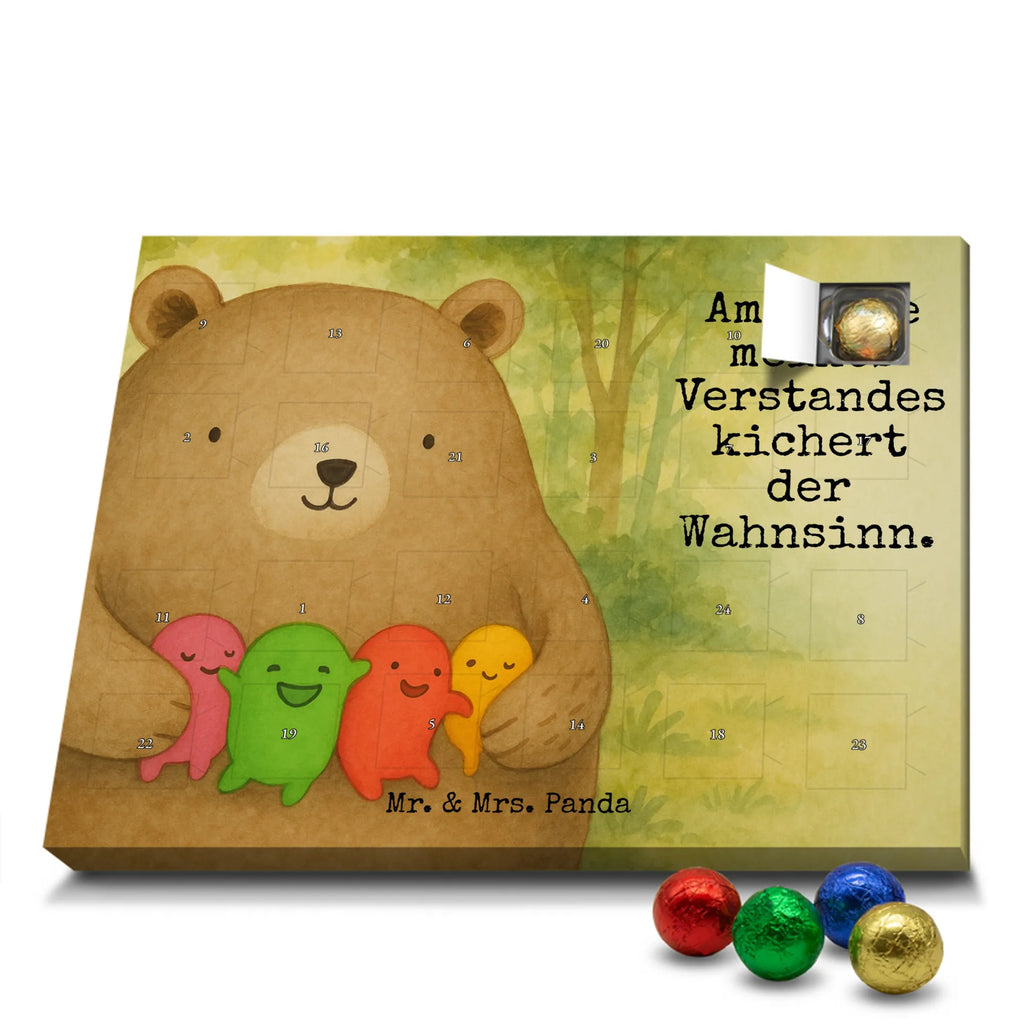 Chocolate advent calendar bear Feeling Design teddy bear, cuddly toy, Madness