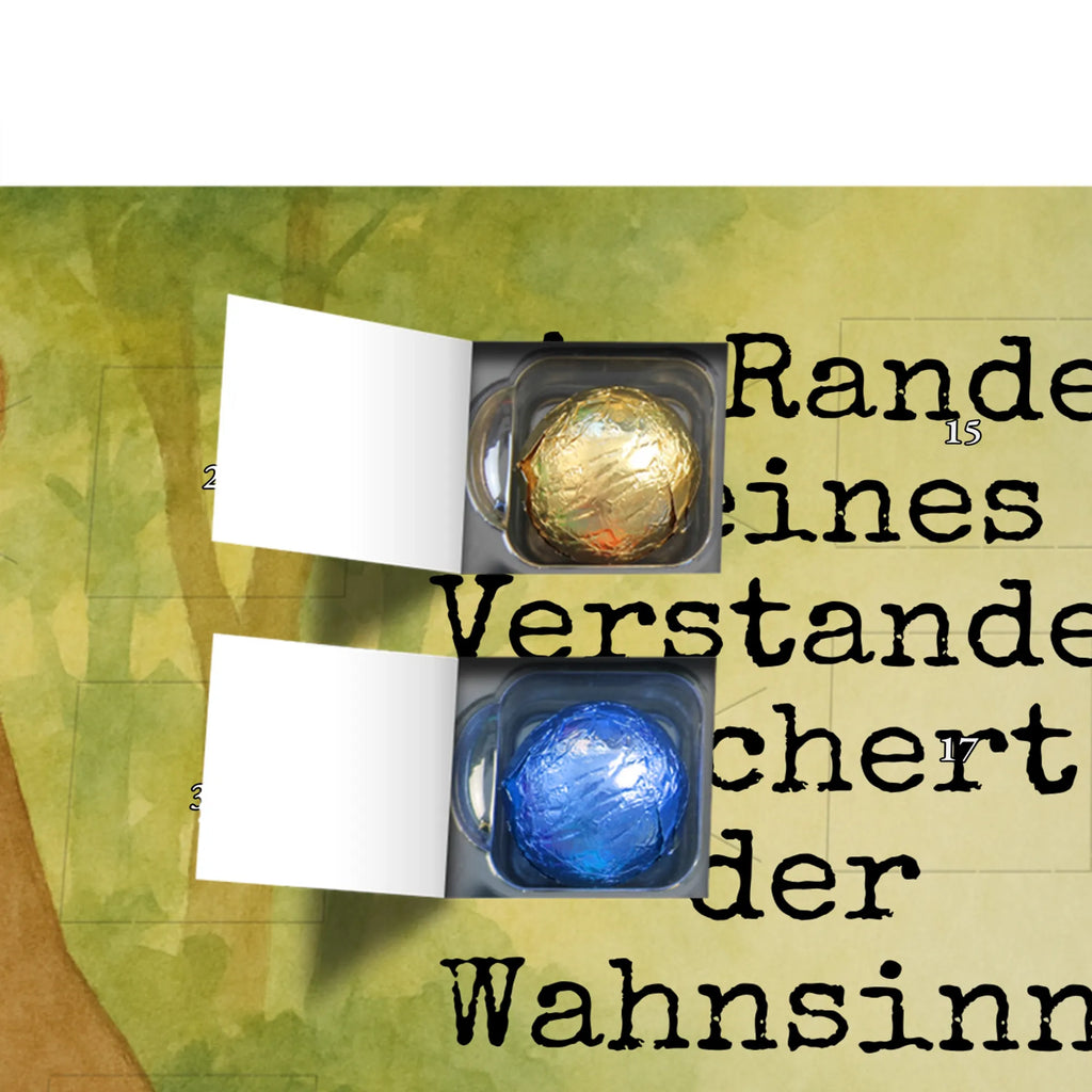 Chocolate advent calendar bear Feeling Design teddy bear, cuddly toy, Madness