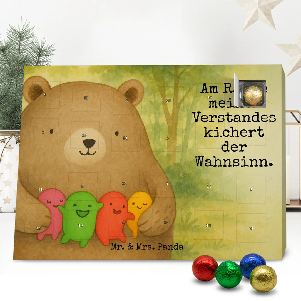 Chocolate advent calendar bear Feeling Design teddy bear, cuddly toy, Madness