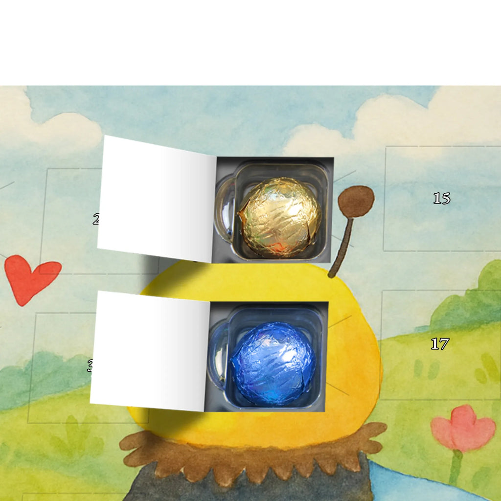 Chocolate advent calendar bee In love Design wasp, bumblebee