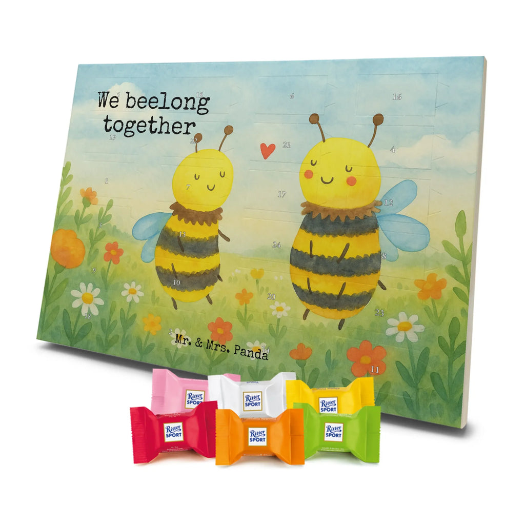 Chocolate advent calendar bee In love Design wasp, bumblebee