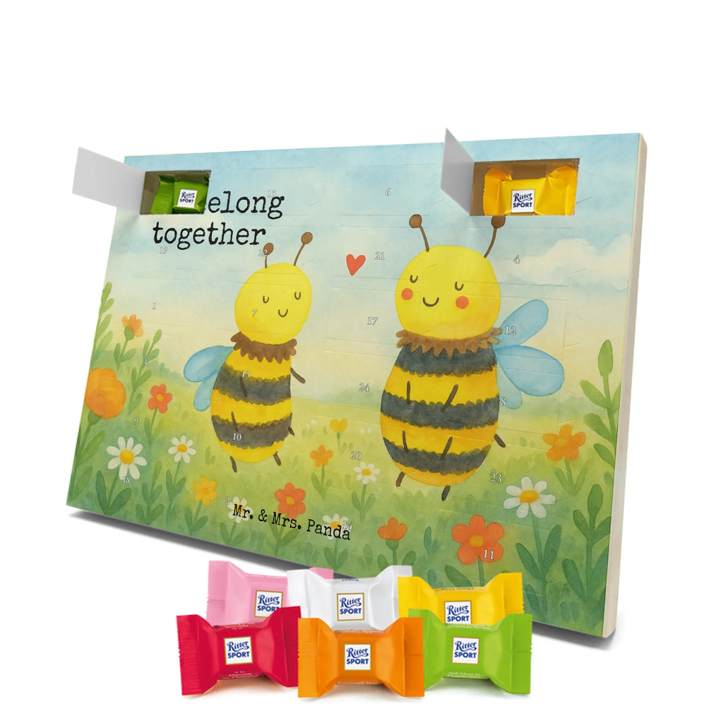 Chocolate advent calendar bee In love Design wasp, bumblebee