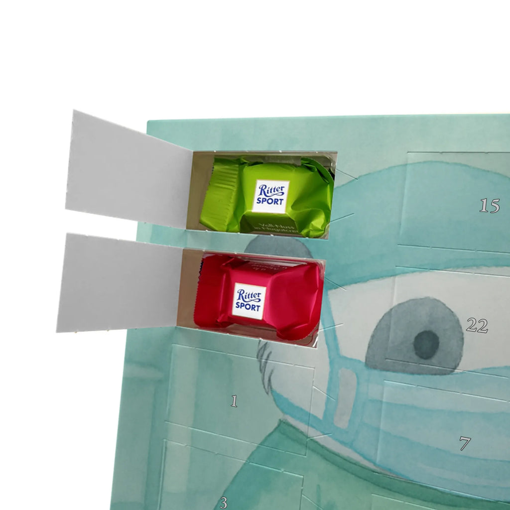 Chocolate advent calendar surgeon Passion Design gift, promotion, anniversary, retirement, sayings, job start, gift idea, best, farewell gift, profession, passing exam