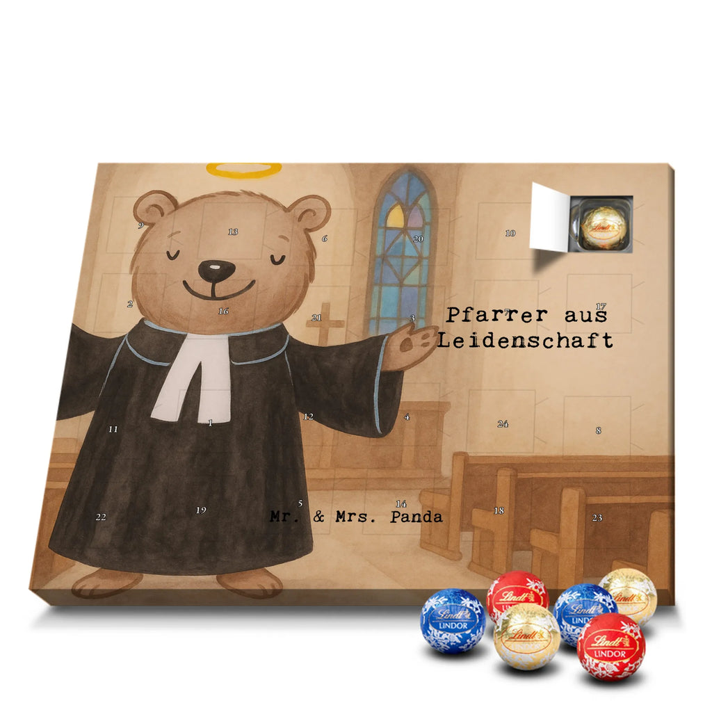 Chocolate advent calendar Pastor Passion Design gift, promotion, anniversary, retirement, sayings, job start, gift idea, best, farewell gift, profession, passing exam