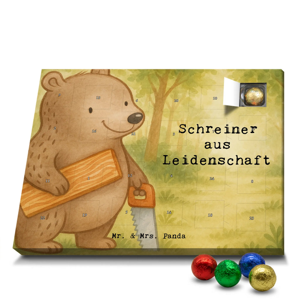 Chocolate advent calendar Carpenter Passion Design gift, promotion, anniversary, retirement, sayings, job start, gift idea, best, farewell gift, profession, passing exam