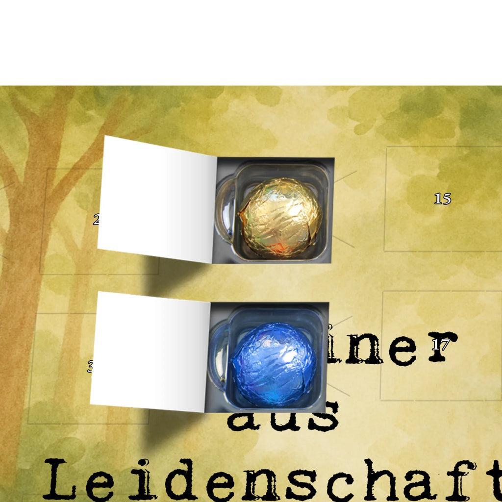 Chocolate advent calendar Carpenter Passion Design gift, promotion, anniversary, retirement, sayings, job start, gift idea, best, farewell gift, profession, passing exam