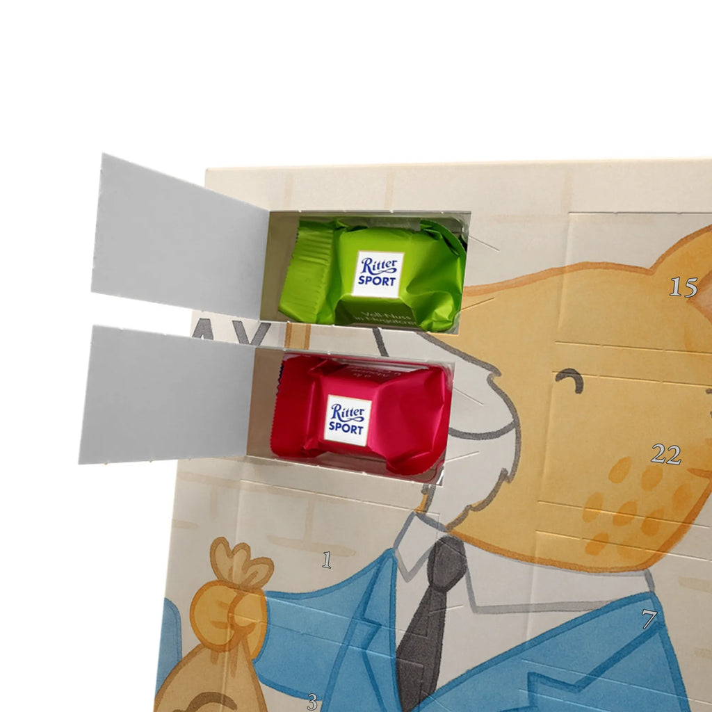 Chocolate advent calendar Tax Advisor passion Design gift, promotion, anniversary, retirement, sayings, job start, gift idea, best, farewell gift, profession, passing exam